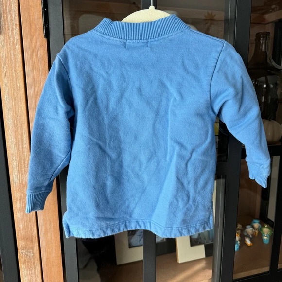 Baby Luigi sweater Snowman Appliqué embroidered 3D fleece crewneck pullover boy - Picture 4 of 5